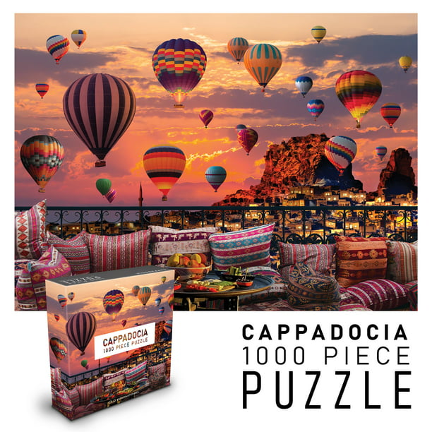 Classic Puzzle of The Hot Air Balloon Tour in Provence 500 1000 1500 2000 4000 5000 Pieces Puzzle Adult Difficult Big Floor Puzzle Birthday Gift Decoration 0220 